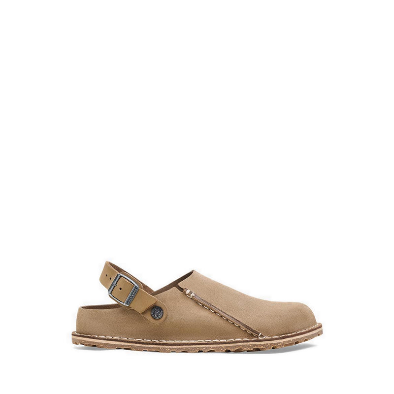 Birkenstock Lutry Premium Suede Leather - Taupe