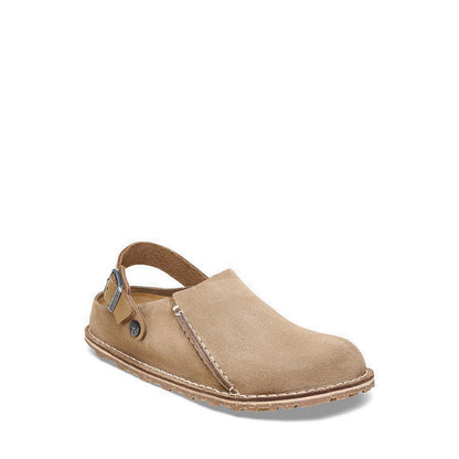 Birkenstock Lutry Premium Suede Leather - Taupe