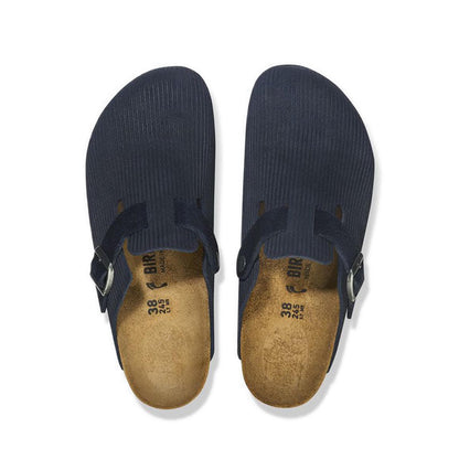 Boston Suede Leather Corduroy Midnight