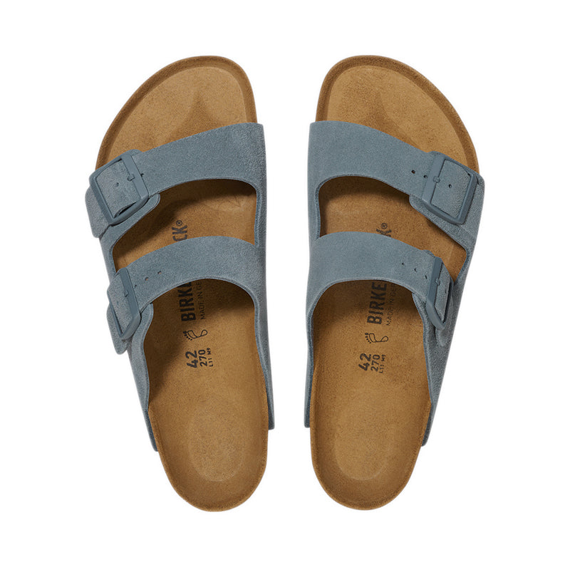 Birkenstock Arizona Suede Leather Basalt Gray