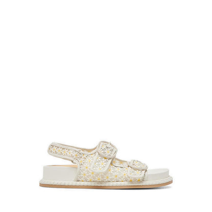 Dolce Vita STUART FLORAL Women's Sandals - White