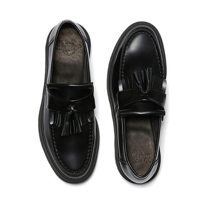 Adrian Tassel Unisex Loafer - Black