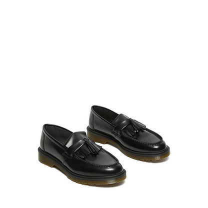 Adrian Unisex Shoes- Black Polished Smooth