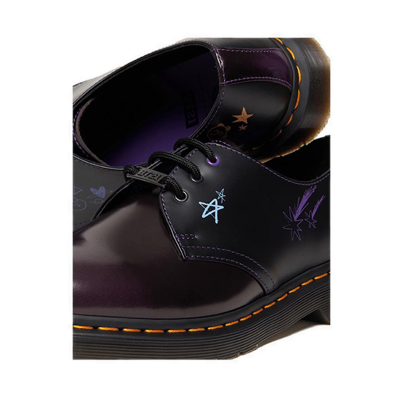 1461 BT21 Unisex Boots- Purple + Black