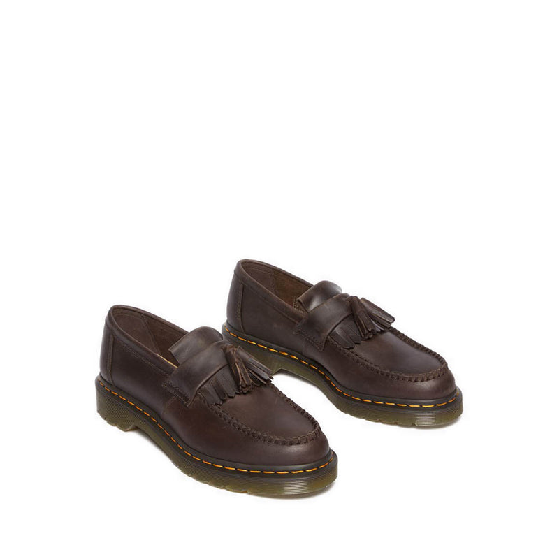 Unisex Adrian Crazy Horse Shoes- Dark Brown