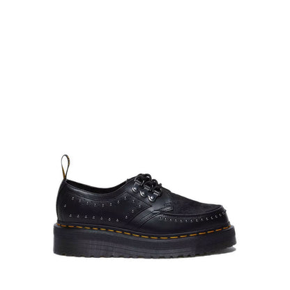 Ramsey 3-Eye Leather Platform Creepers - Black