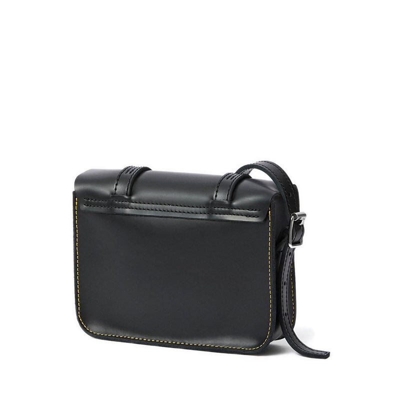 Dr. Martens Core 7" Leather Satchel- Black Kiev