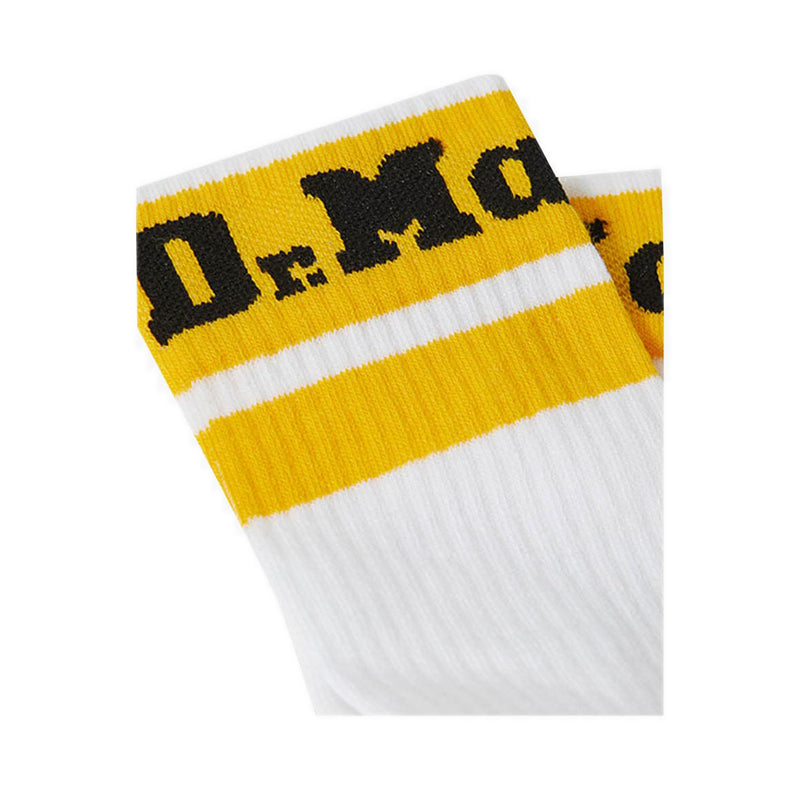 Athletic Logo Sock- White