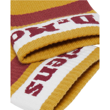 Athletic Logo Sock Mustard