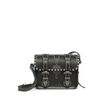 7" Satchel SMOOTH+KIEV - Black