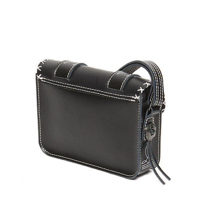 7" Satchel SMOOTH+KIEV - Black