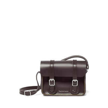 7" Satchel- Burgundy Kiev+ Smooth