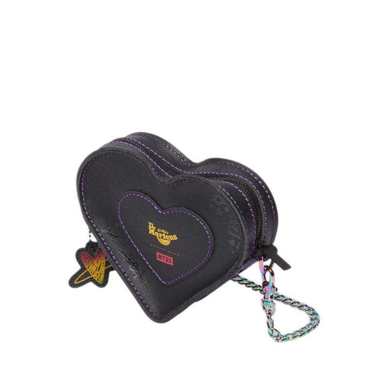 Dr. Martens Mini Heart Bag BT21 Black Nappa