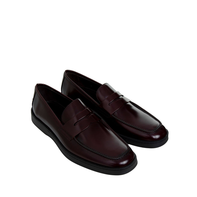 2844 Loafers Shoes - Maroon