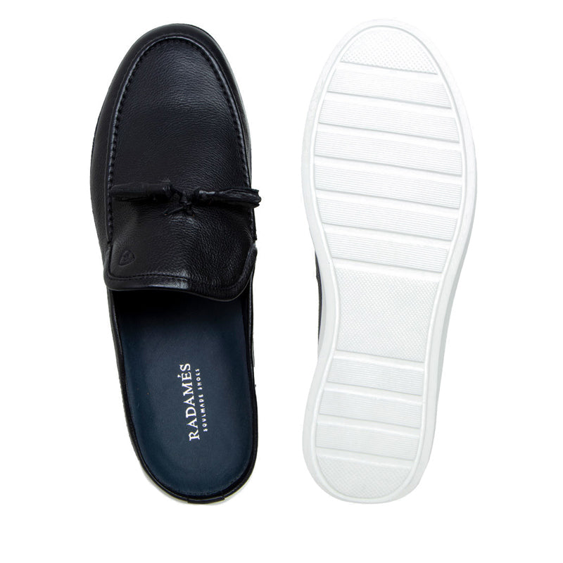 347012 Men's Slip On Shoes - Black