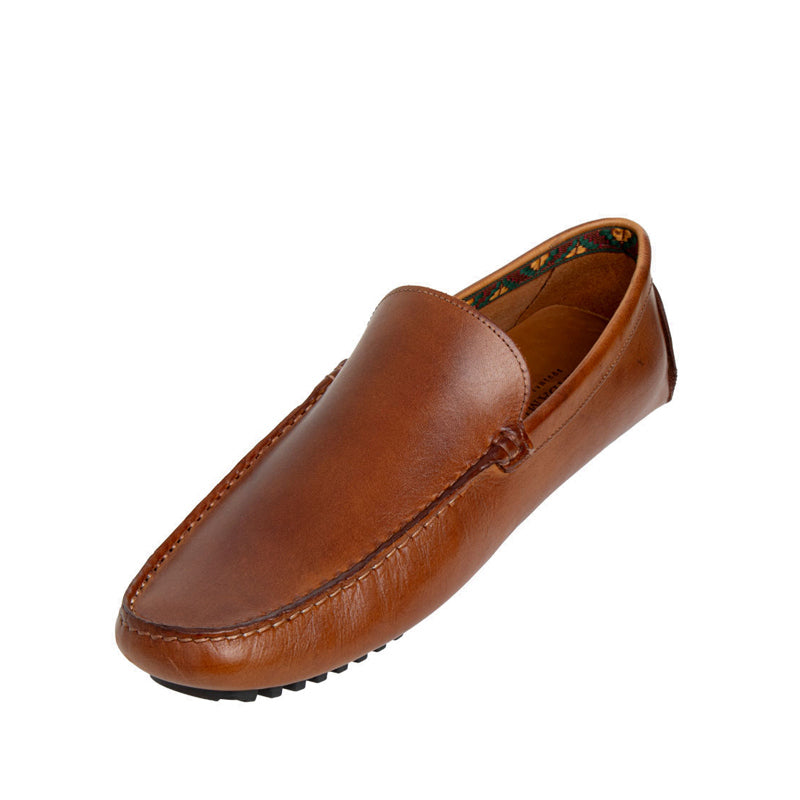 361000-A Men's Formal Shoes - Brown