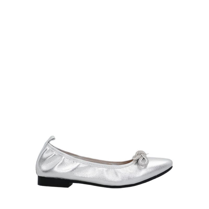 18362ASLR Women's Ballerina Flats - Silver