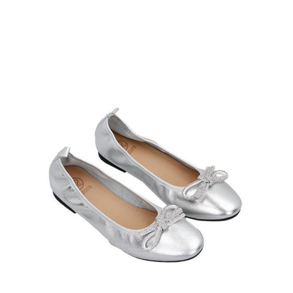 18362ASLR Women's Ballerina Flats - Silver