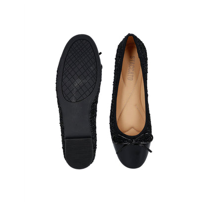 610-16 Women's Flats- Black