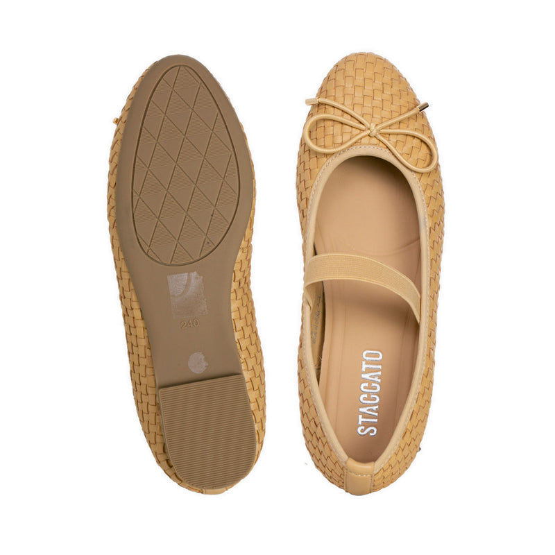 719-1-AP1 Ballerina Flats - Apricot