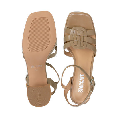 9AB03-CAM Sandal Heels - Camel