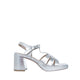 9AE02-SLR Sandal Heels - Silver