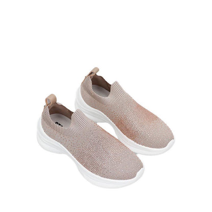 9AG67-AP1 Women's Sneakers- Nude