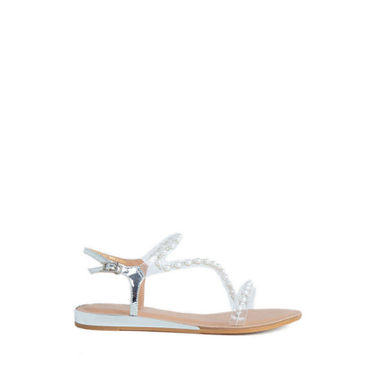 9JI57-018 Flat Sandals - Beige