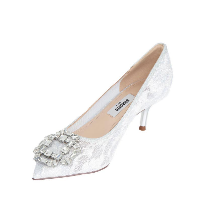 9Nw83-Wht Heels - White