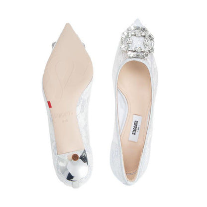 9Nw83-Wht Heels - White