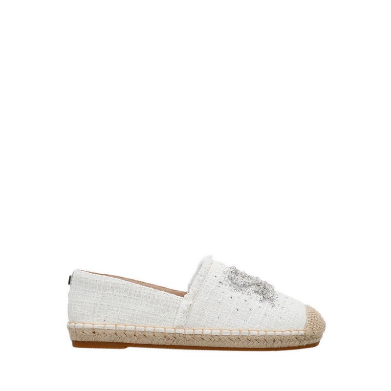 9UA05-018 Women's Espadrilles Flats - Beige