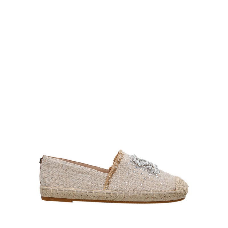 9UA05-AP1 Women's Espadrilles Flats - Apricot