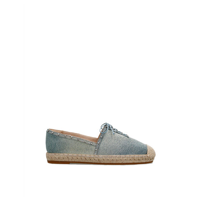 9UA69-BD7 Espadrilles Flats - Blue Denim