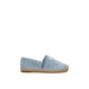 9UA98-BD7 Espadrilles Flats - Blue Denim