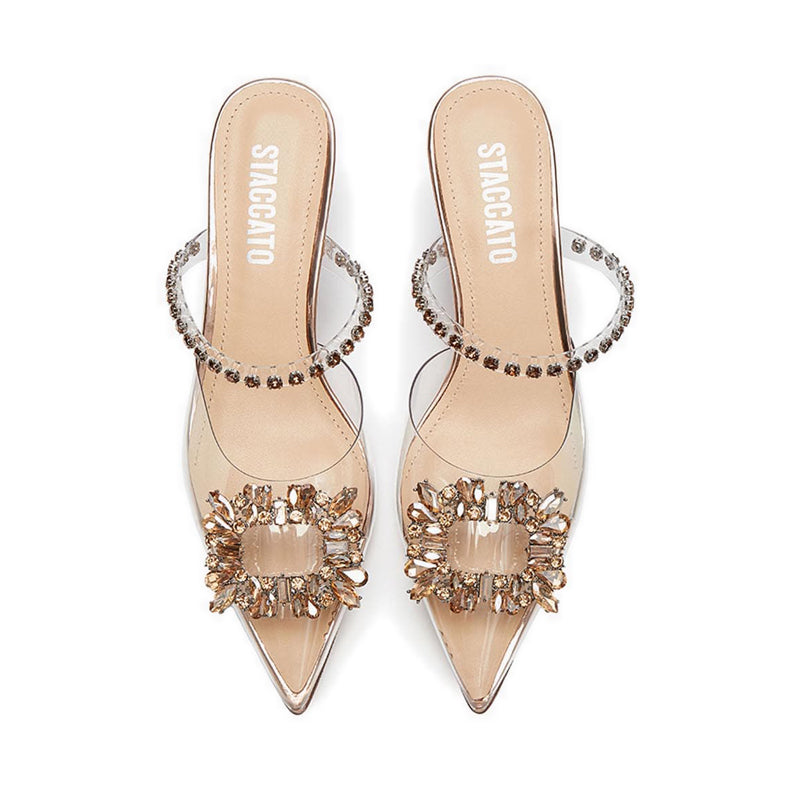 Staccato A3173-GLD Sandal Heels - Champagne