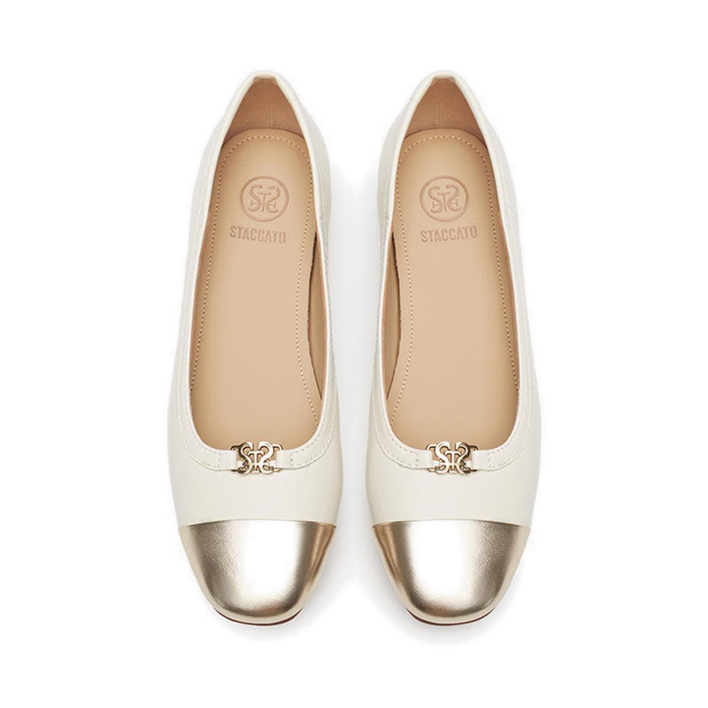 A3665-018 Ballerina Flats - Beige