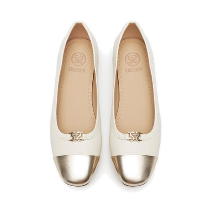 A3665-018 Ballerina Flats - Beige