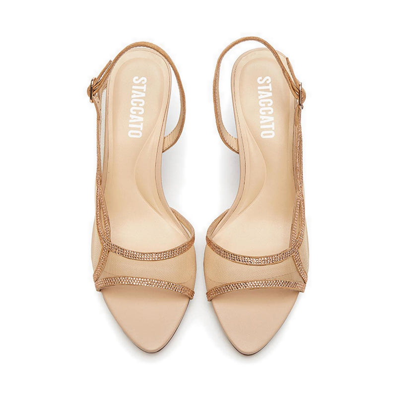 Staccato A87-5-AP1 Sandal Heels - Apricot