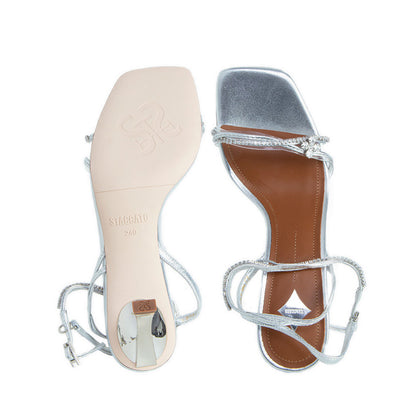 EBB47-SLR Sandal Heels - Silver