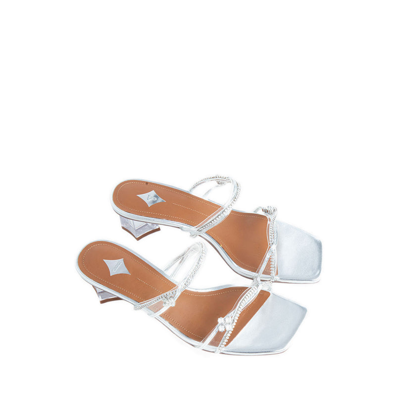 EBI60-SLR Sandal Heels - Silver