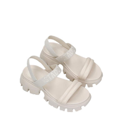 EBK08-018 Platform Sandals - Beige