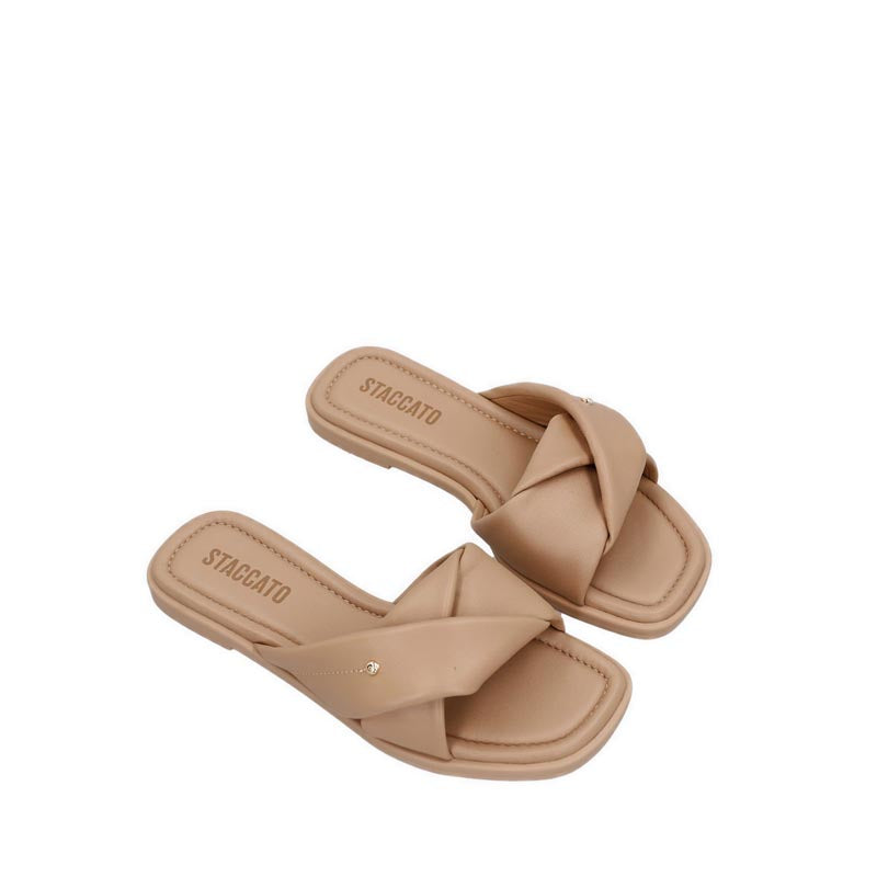 EEQ15-AP1 Women's Flats Sandals - Apricot