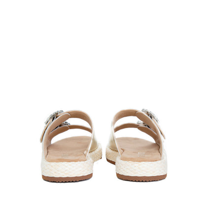 EF001-GLD Espadrilles Sandals - Gold