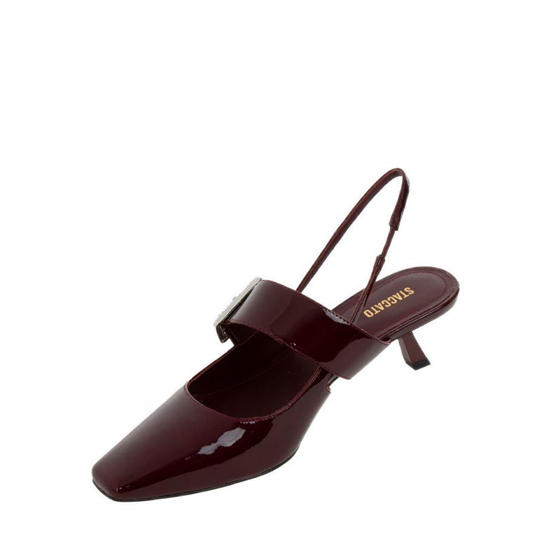 ES807-XM0 Heels - Burgundy