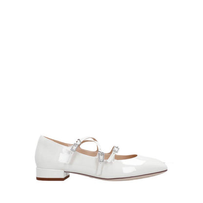 EUE04-WHT Women's Flats- White