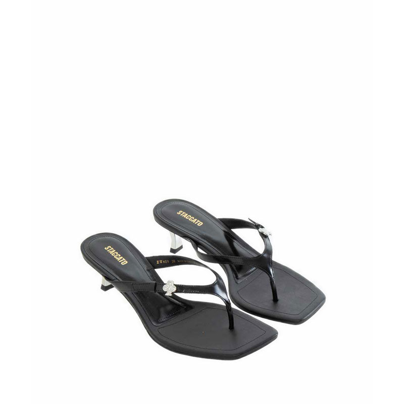 EW409-005 Sandal Heels - Black