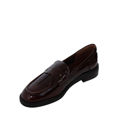 EYN01-RBR Loafers - Red Brown