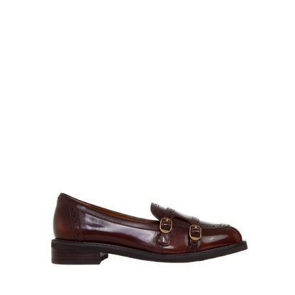 EYN02-RBR Loafers - Red Brown