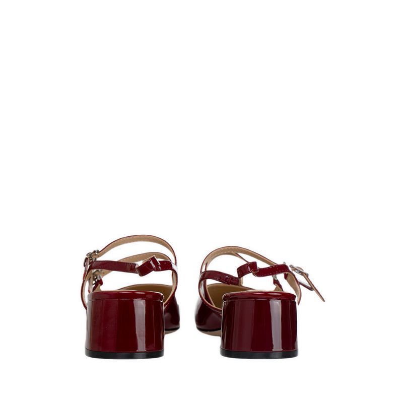 S687P-XM0 Heels - Burgundy