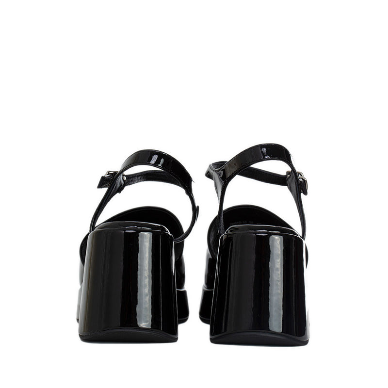 ZH510-005 Sandal Wedges - Black